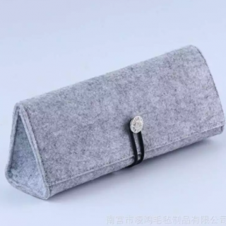简约羊毛毡笔袋 创意毛毡 可定制各种笔袋大容量学生笔袋